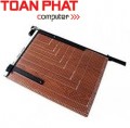Dao bàn cắt giấy khổ A4 TW-TQ (bàn gỗ, có tay đè giấy) 