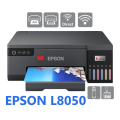 Máy in Phun màu EPSON L8050 Wifi - Khổ A4 (6 màu mực) gắn sẵn bộ tiếp mực ngoài - Máy chưa có mực kèm theo (thích hợp cho các văn phòng)