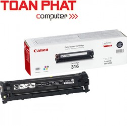 Mực in Laser màu Canon 316Bk (Black) - Màu đen - Dùng cho Canon LBP 5050, 5050N HP CP-1215, 1515N, 1510, 1518Ni HP CM-1312, 1312nFi In được 1400 tr