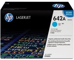 Mực in Laser màu HP 642A (CB401A) Cyan - Màu xanh - Dùng cho máy in HP CP 4005N, 4005DN 