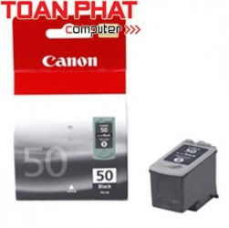 Mực in Phun màu Canon PG50 (Black) - Màu đen - Dùng cho Canon MP150, MP160, MP170, MP180, MP450, MP460  MX308,MX318, iP2200, iP6210D, iP6220D, iP6320D