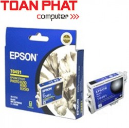Mực in EPSON T0491 Black - Màu đen cho máy Epson Epson R210, R230, R310, R350, RX-510, RX630, RX650