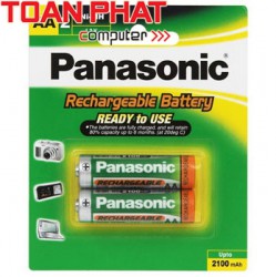Pin sạc PANASONIC 1,2V - Loại 2 cục AAA 300 mA