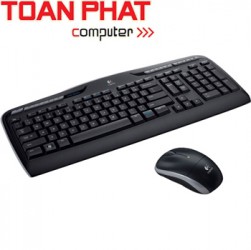 Keyboard + Mouse Logitech Wireless Desktop MK320 - USB - AP