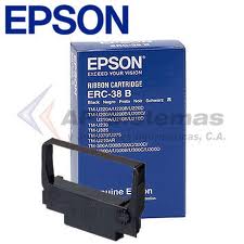 Ribbon Ruy băng mực in kim EPSON ERC 38B (Black) - Dùng cho Epson ERC30/ C34/ C38/ TM270/ 300/ TM U375/220/ 270/ 300A/ 300A/ 300B/ 300D/ Epson TMU 370/ TM-U200/ TM-U300/ TM-U375/ TM-U230/ TM-280/ TM-2100/ Epson M250/ M-260