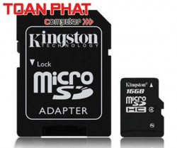Thẻ nhớ Micro SDHC class4 Kington-16gb