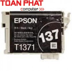 Mực in Phun EPSON T1371 Black - Màu đen - Cho máy Epson K100, K200, K300