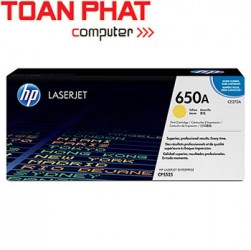 Mực in Laser màu HP 650A Yellow (CE272A) - Màu vàng cho máy LaserJet CP5520, CP5525, HP M750N, HP M750DN
