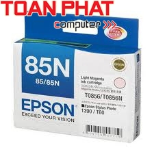 Mực in Epson T0856N Light Magenta (85N) - Màu Đỏ nhạt - Dùng cho Stylus Photo R1390, T60