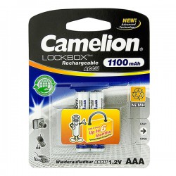 Pin sạc Camelion 1100 1,2V - Loại 2 cục AAA 1100 mAh