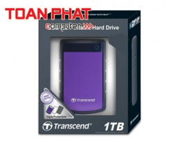 Ổ cứng Cắm ngoài Di động Transcend 500gb StoreJet 25H3P (Purple) USB3.0, 2.5 Inch