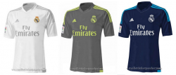 Bộ quần áo phông in chuyển nhiệt - Loại áo cầu thủ, áo số: Áo Đội Tuyển Real Trắng