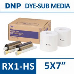 Giấy in ảnh nhiệt 5R cho máy DNP DS-RX1HS (máy không có màn hình) khổ 127x178 mm (5x7") - 800 ảnh