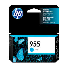 Mực in Phun màu HP 955 Cyan (L0S51AA) - Màu xanh - Dùng cho máy in HP 8710, HP 8720, HP 8730, HP 8210