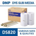 Giấy in ảnh nhiệt DNP DS820 khổ 203x245 mm (8x10" 20x25cm) - (2 roll/ thùng) 