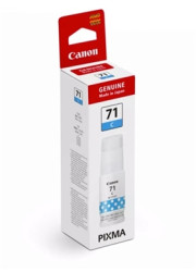 Mực nước in phun màu Canon GI-71 Cyan (Ink Cartridge GI-71C) - Mực màu xanh - Dùng cho Canon G1020/ G2020/ G3020/ G3060/ G1730