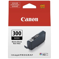 Mực in Phun màu Canon PFI 300MBK Matte Black (4192C001) - Mực màu đen nhạt - Dùng cho Canon Pixma Pro 300