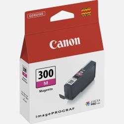 Mực in Phun màu Canon PFI 300C Magenta Ink Cartridge (4195C001) - Mực màu Đỏ - Dùng cho Canon Pixma Pro 300
