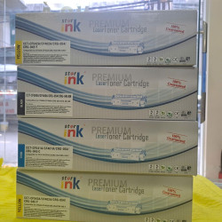 Mực in Laser mầu Starink mầu xanh (cyan) 045/054/CF403A/CF503A dùng cho Canon 311/613/631