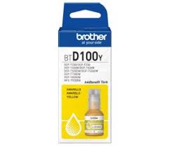 Mực nước in Phun màu Brother BTD100Y - Màu vàng - Dùng cho máy in Brother DCP T830DW