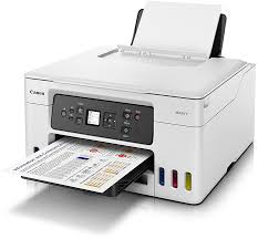 Máy in Phun màu Đa chức năng Canon Pixma GX3070 Megatank- In màu A4 đảo mặt tự động, Scan, Copy, WiFi