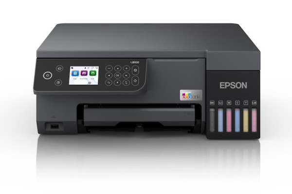 Copy Máy in Phun Đa chức năng EPSON L8100 - (In khổ A4, Scan, Copy) (6 màu mực) gắn sẵn bộ tiếp mực ngoài Chính hãng BH 12 tháng (thích hợp cho các văn phòng)