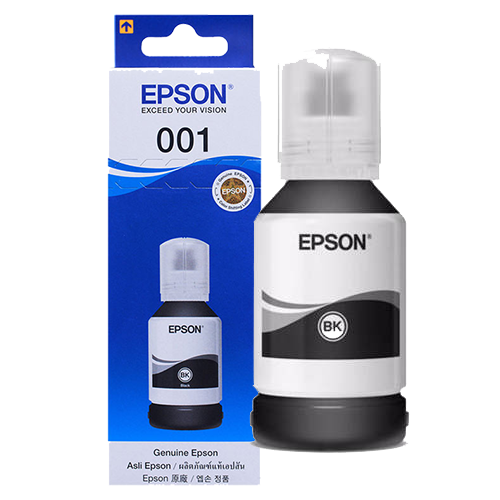 Mực nước in Phun màu Epson 001 (C13T03Y100) - Màu đen - Dùng cho Epson L4150, L4160/ L6160/ L6170/ L6190