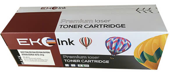 Mực in EKoink Tương Thích Mực Laser màu HP 206A (W2110A) - Màu đen - Dùng cho máy in HP M255dw, HP M255nw, HP M283fdw, HP M283fdn