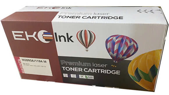 Mực in EKoInk mầu đỏ (magenta) Tương Thích Mực HP119A - Dùng cho máy HP Color Laser 150a/ 150nw/ 178nw/ 179fnw